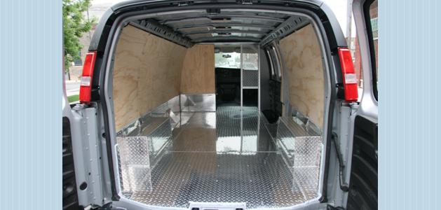 inside van fabrication